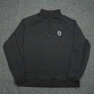 FootJoy Pullover Mens XL Black Performance 1/4 Zip Napa Valley Country Club